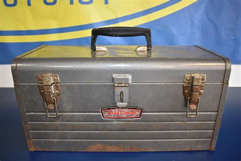 vintage metal tool box ebay|old fashioned tool box.